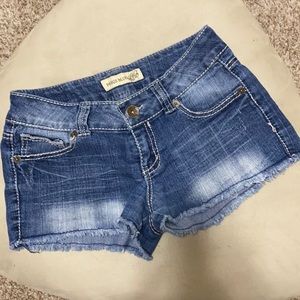 Paris Blues Jean shorts Juniors teen size 7